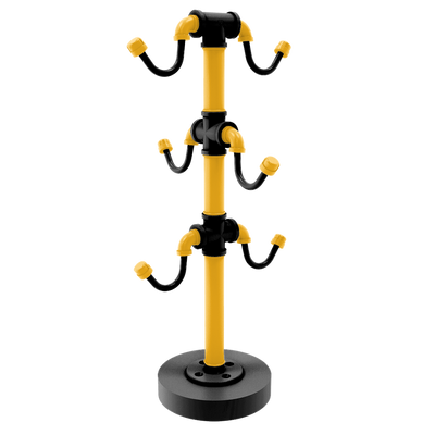 Slapshot Collection Countertop 6 Coffee Mug Holder Boston Edition