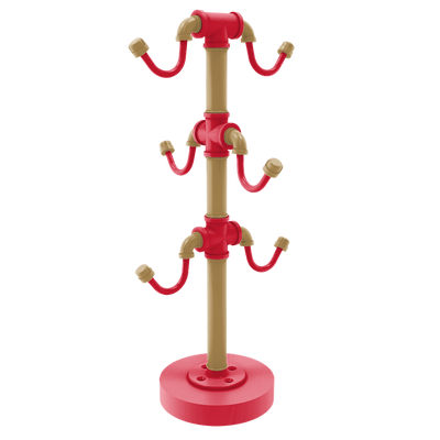 Slapshot Collection Countertop 6 Coffee Mug Holder Ottawa Edition
