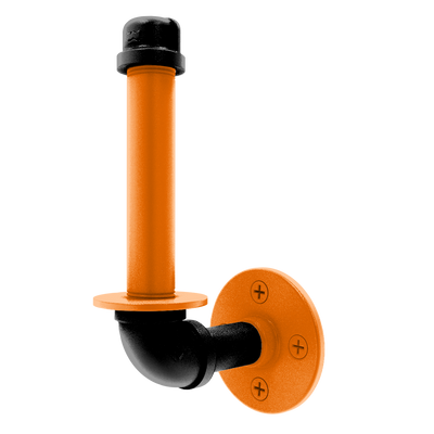 Collegiate Collection Upright Toilet Paper Holder Stillwater Orange and Black Edition