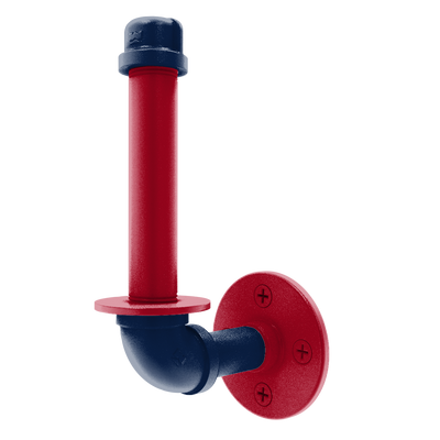 Collegiate Collection Upright Toilet Paper Holder Tucson Red and Blue Edition