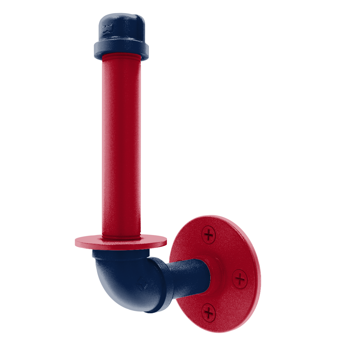 Collegiate Collection Upright Toilet Paper Holder Tucson Red and Blue Edition
