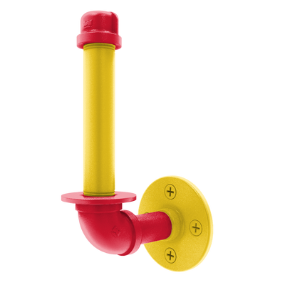 Collegiate Collection Upright Toilet Paper Holder Chesapeake Red Black and Gold Edition
