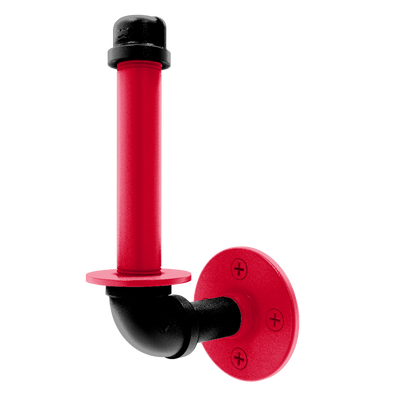 Collegiate Collection Upright Toilet Paper Holder Cincy Red and Black Edition