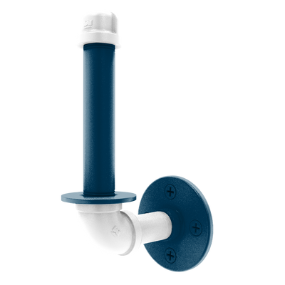 Collegiate Collection Upright Toilet Paper Holder Hartford Blue and White Edition