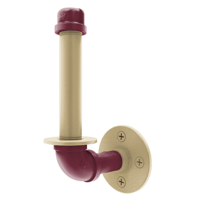 Collegiate Collection Upright Toilet Paper Holder Tallahassee Garnet and Gold Edition