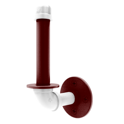 Collegiate Collection Upright Toilet Paper Holder College Station Maroon and White Edition