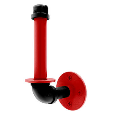 Collegiate Collection Upright Toilet Paper Holder Lubbock Red and Black Edition