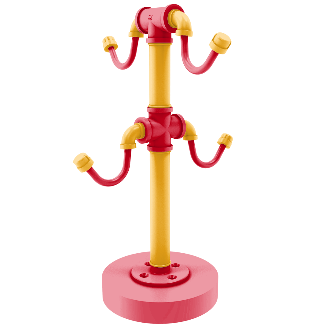 Slapshot Collection Countertop 4 Coffee Mug Holder Calgary Edition