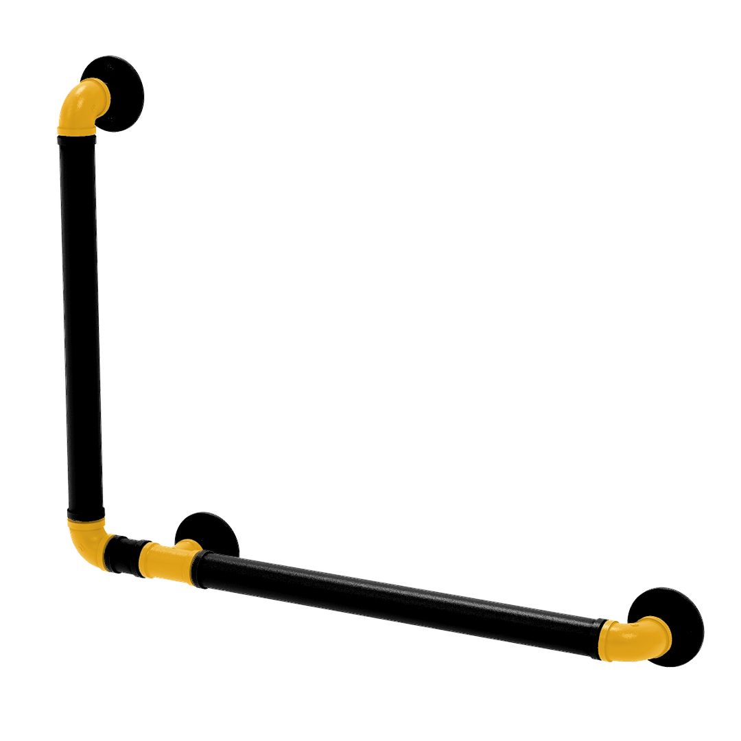 Slapshot Collection 90 Degree Grab Bar Left Hand Boston Edition