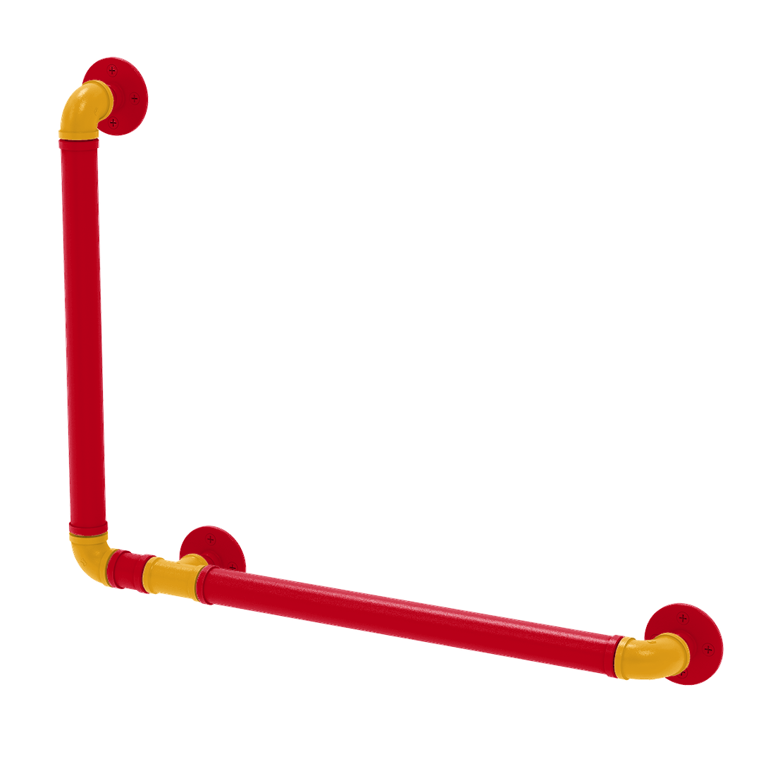 Slapshot Collection 90 Degree Grab Bar Left Hand Calgary Edition