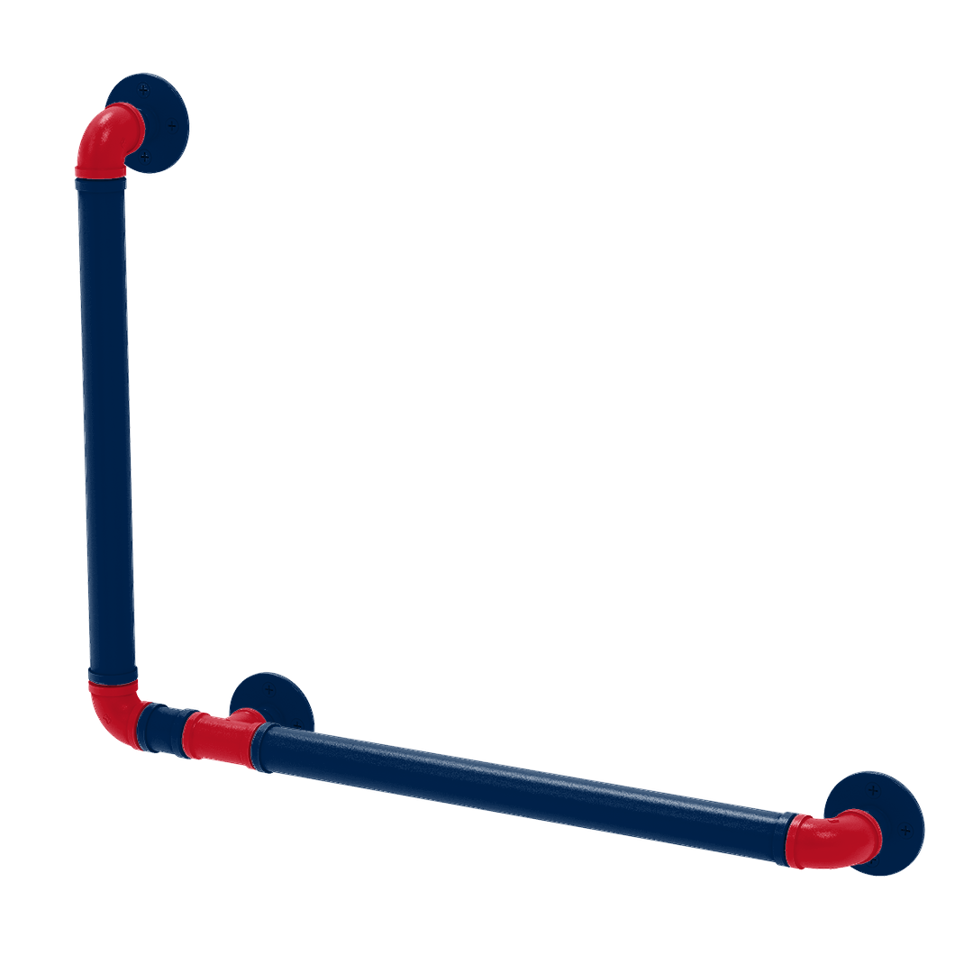 Slapshot Collection 90 Degree Grab Bar Left Hand Columbus Edition