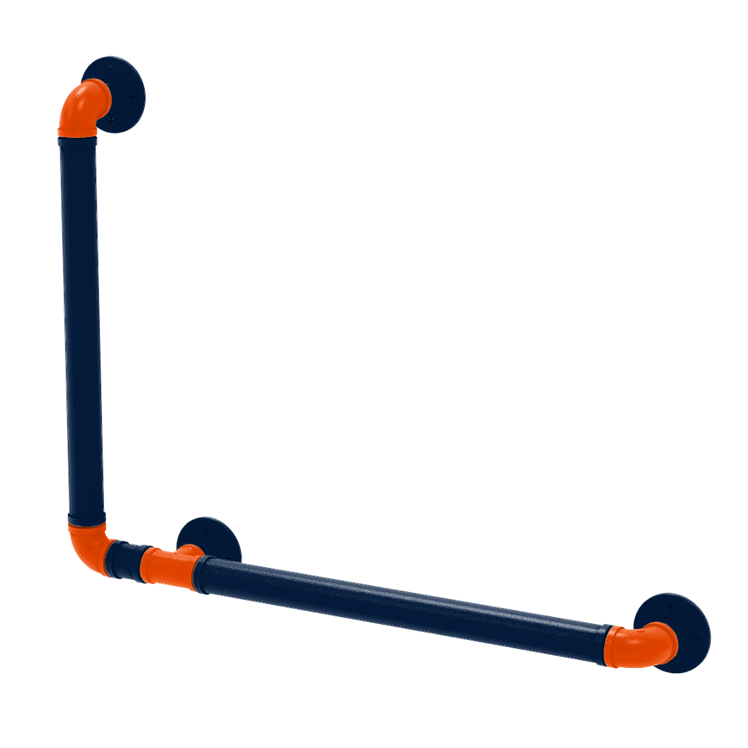 Slapshot Collection 90 Degree Grab Bar Left Hand Edmonton Edition