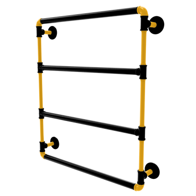 Slapshot Collection Wall Mounted Ladder Towel Bar Boston Edition