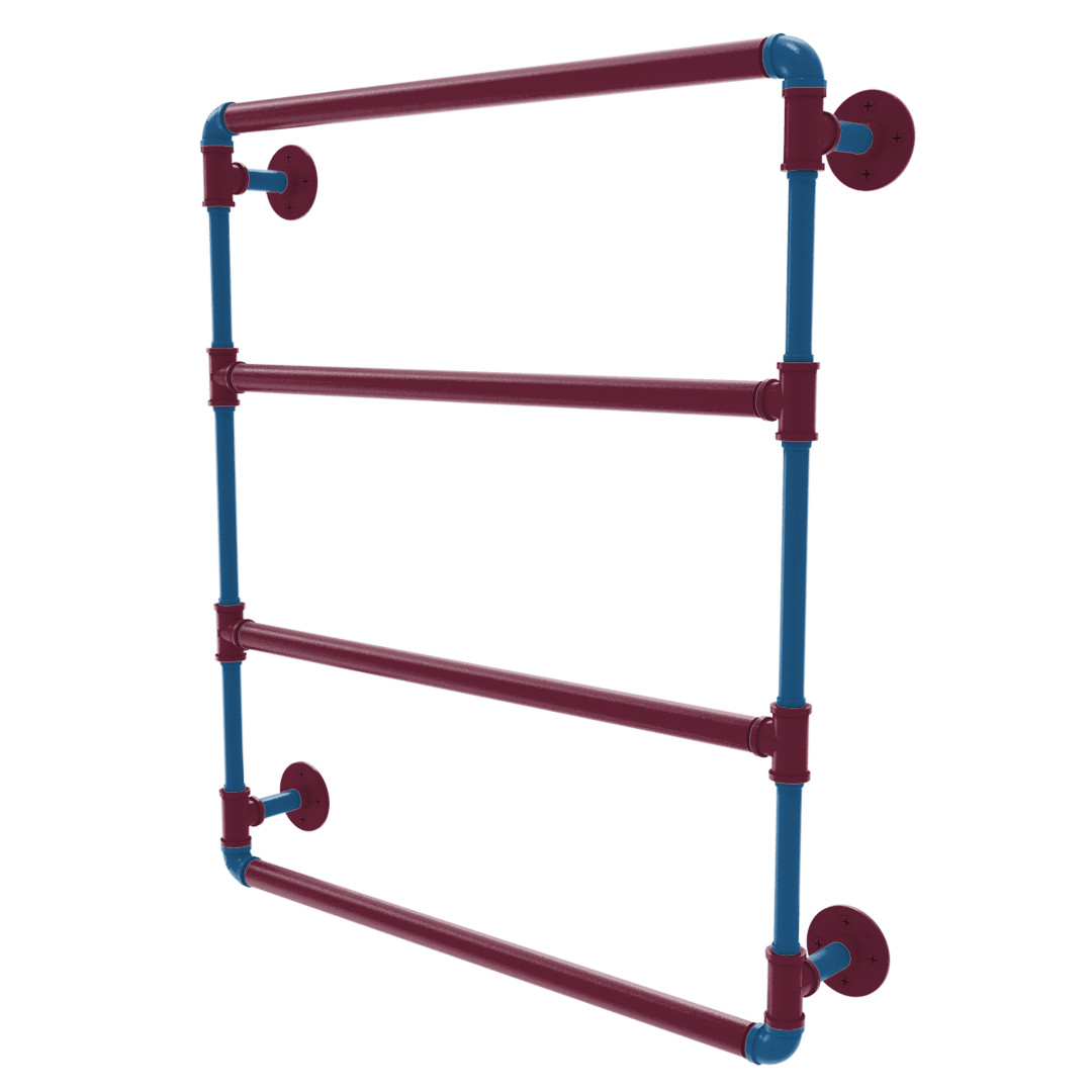 Slapshot Collection Wall Mounted Ladder Towel Bar Colorado Edition