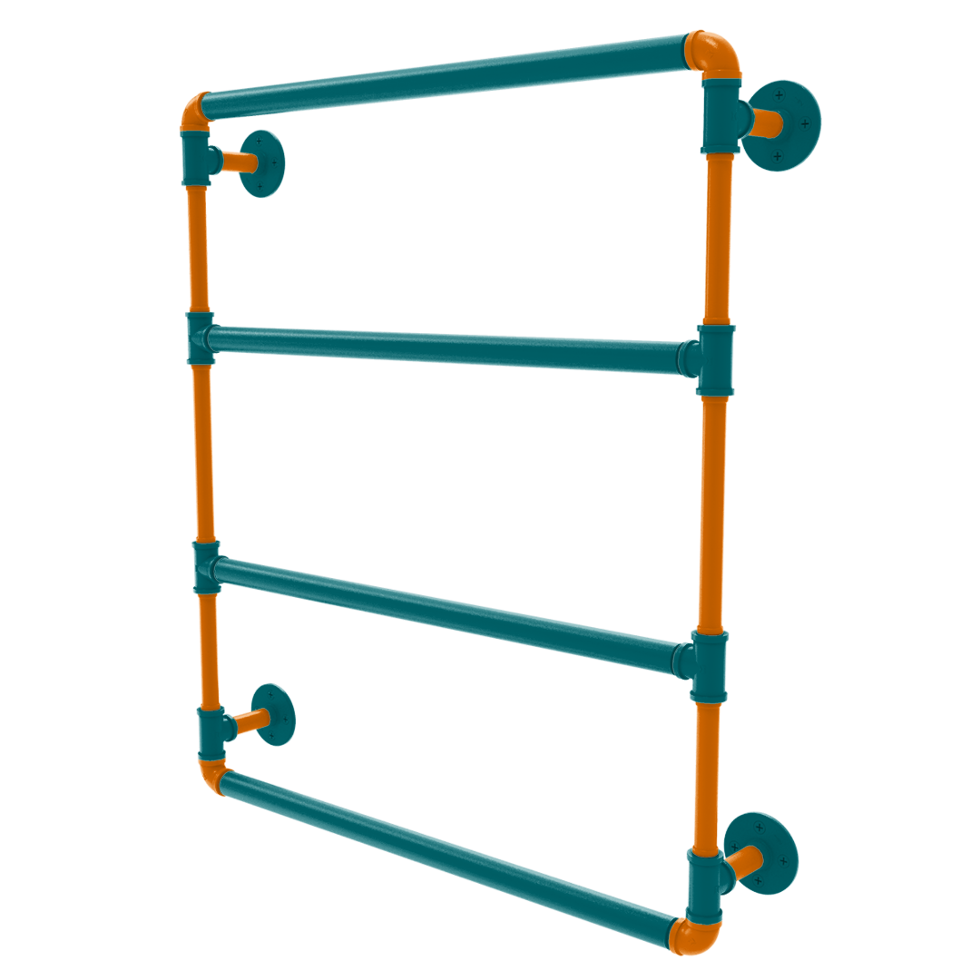 Slapshot Collection Wall Mounted Ladder Towel Bar San Jose Edition
