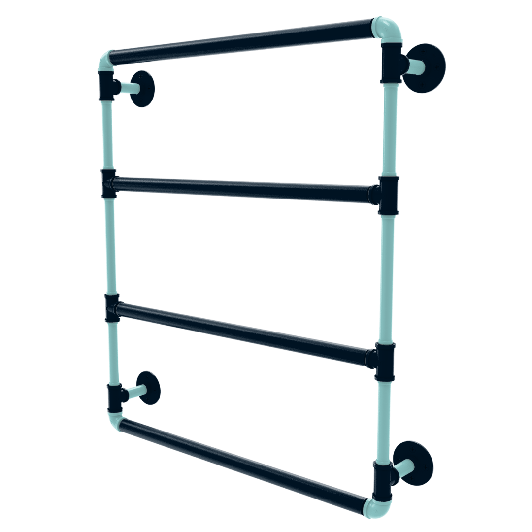 Slapshot Collection Wall Mounted Ladder Towel Bar Seattle Edition