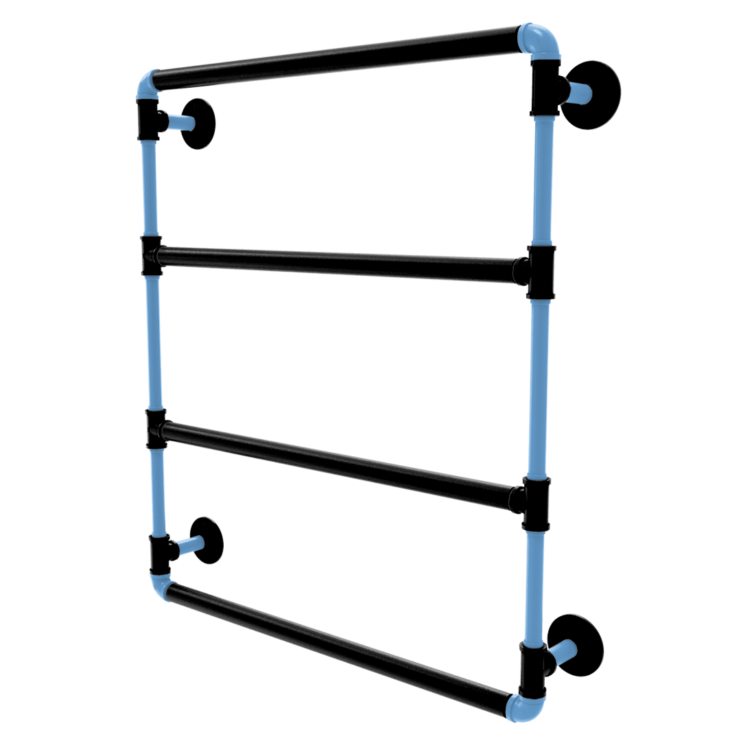 Slapshot Collection Wall Mounted Ladder Towel Bar Utah Edition