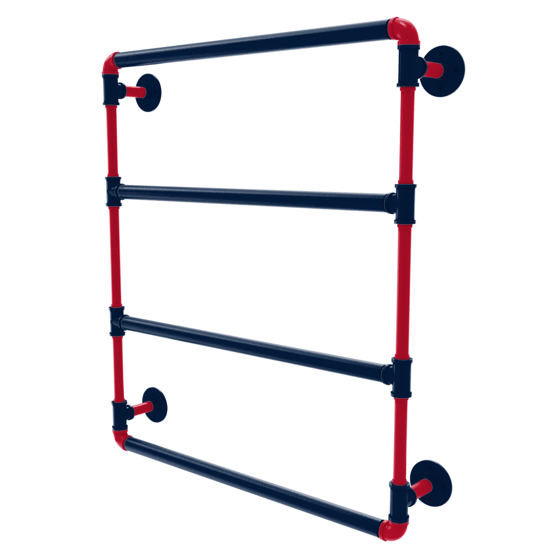 Slapshot Collection Wall Mounted Ladder Towel Bar Washington Edition