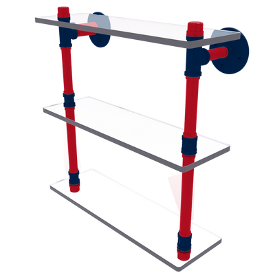 Slapshot Collection Triple Glass Shelf Columbus Edition