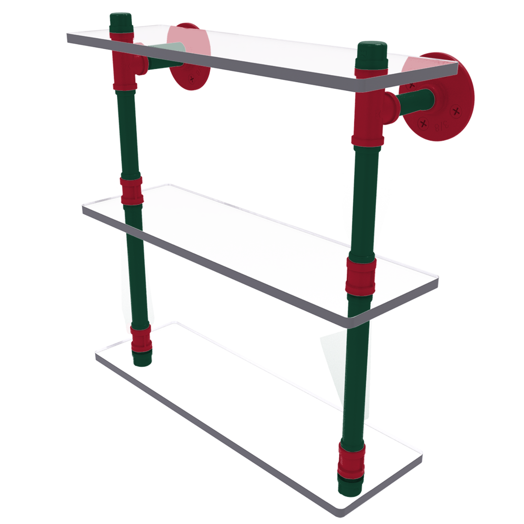 Slapshot Collection Triple Glass Shelf Minnesota Edition