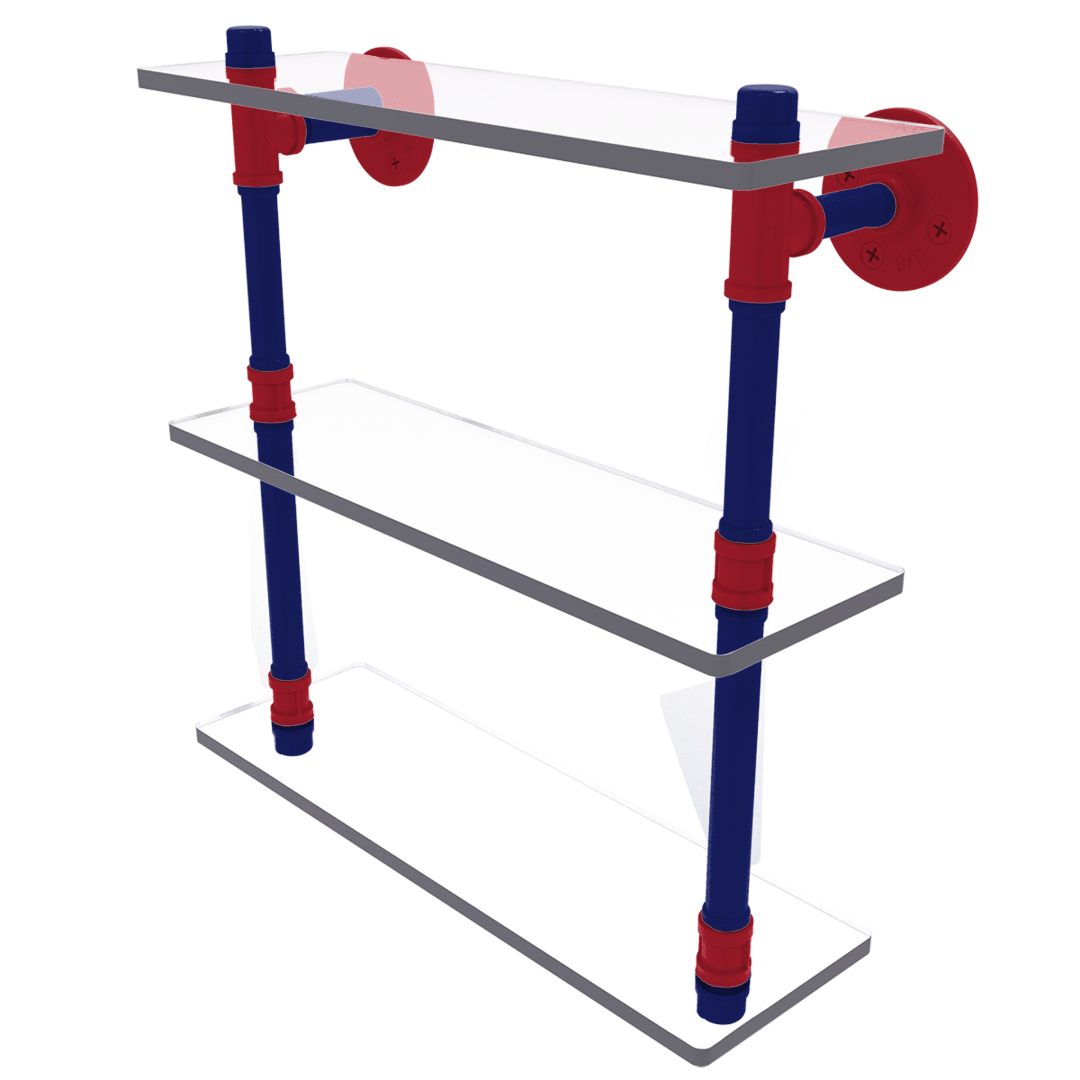 Slapshot Collection Triple Glass Shelf Montreal Edition