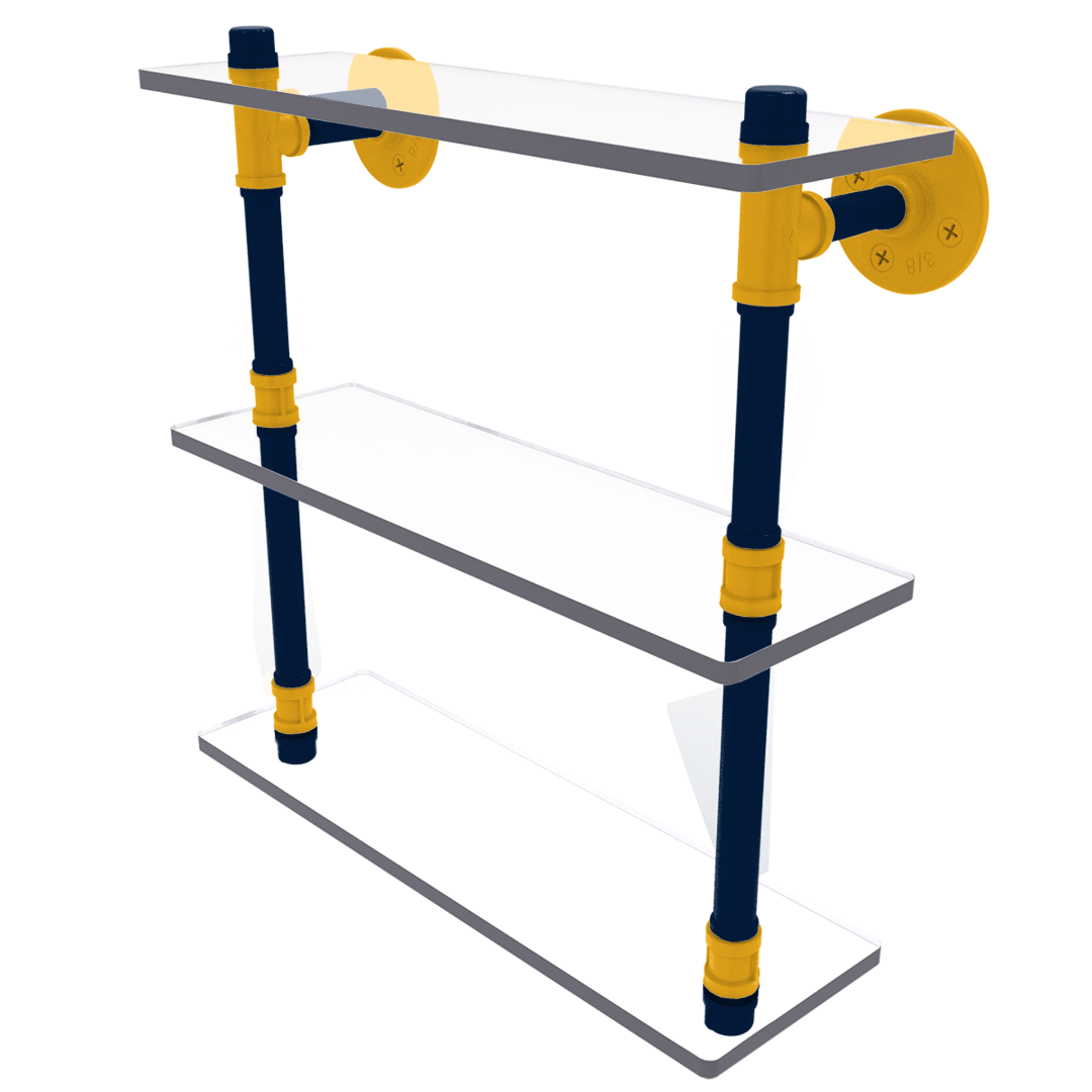 Slapshot Collection Triple Glass Shelf Nashville Edition