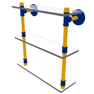 Slapshot Collection Triple Glass Shelf St. Louis Edition