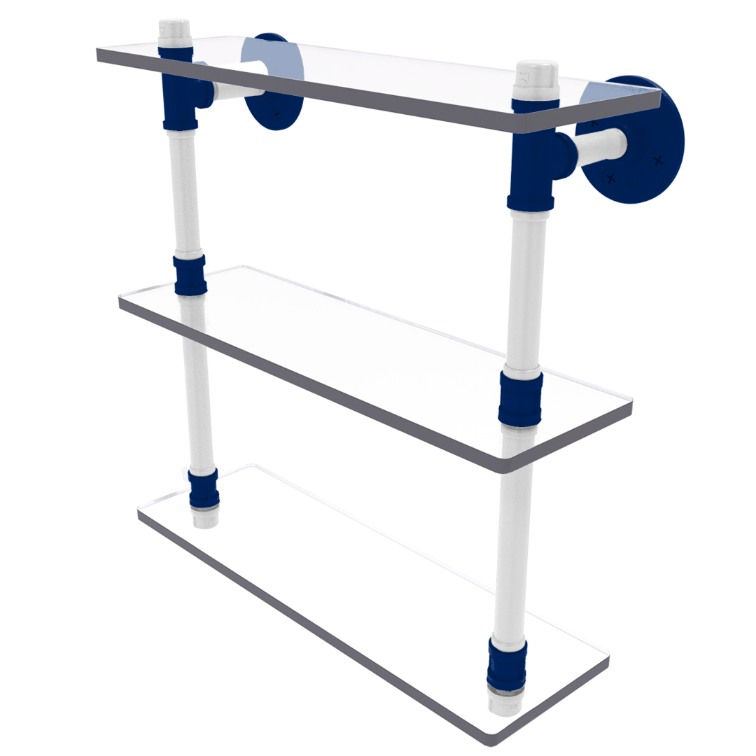 Slapshot Collection Triple Glass Shelf Tampa Bay Edition