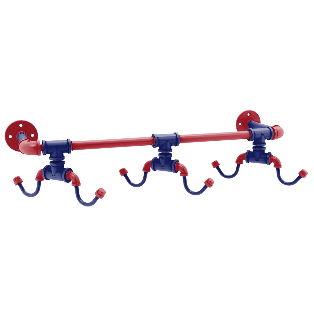 Slapshot Collection Wall Mounted 6 Coffee Mug Rack Montreal Edition