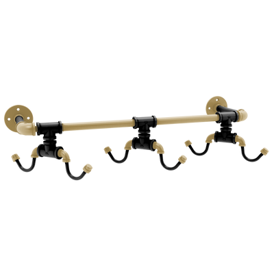 Slapshot Collection Wall Mounted 6 Coffee Mug Rack Vegas Edition