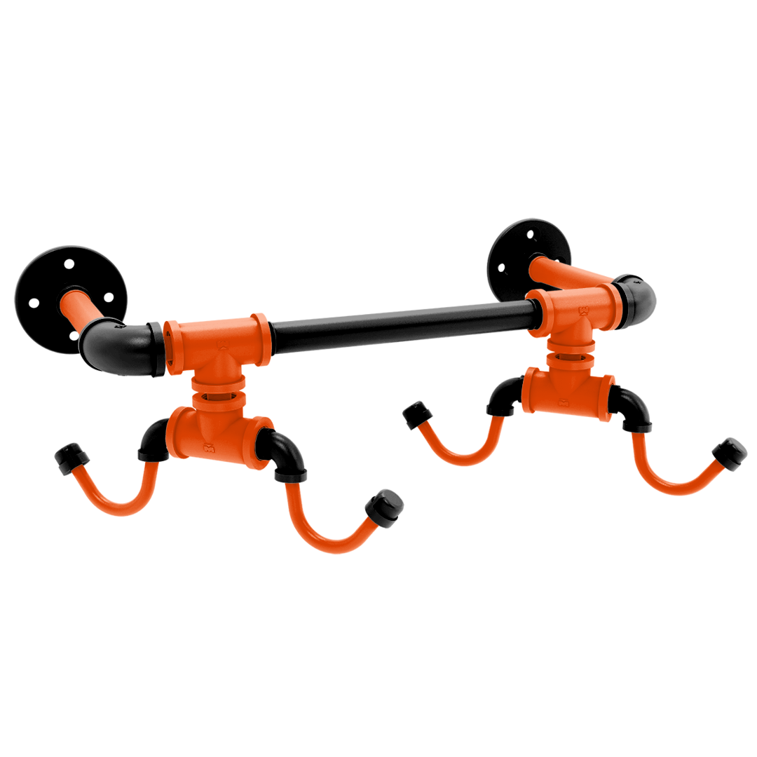 Slapshot Collection Wall Mounted 4 Coffee Mug Rack Philadelphia Edition