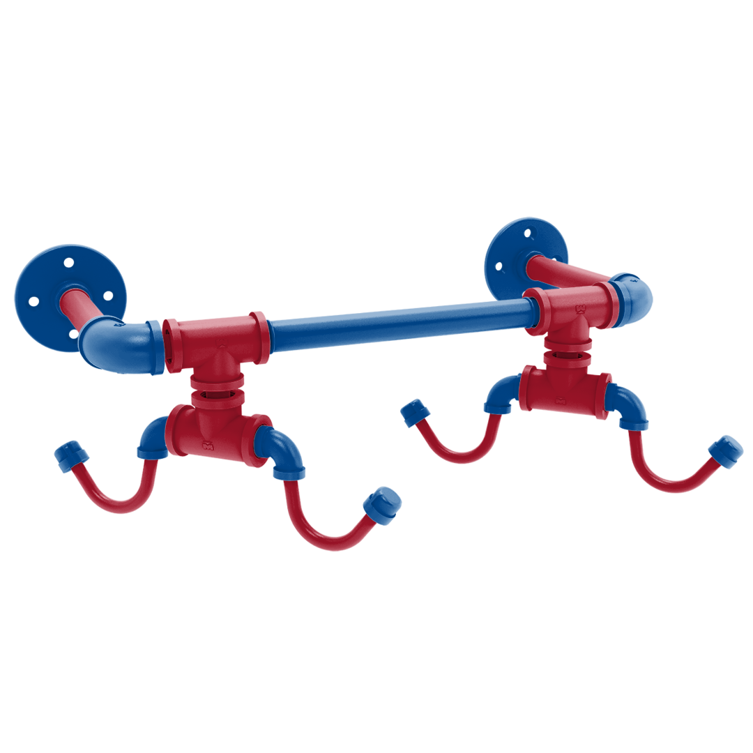 Slapshot Collection Wall Mounted 4 Coffee Mug Rack Winnipeg Edition