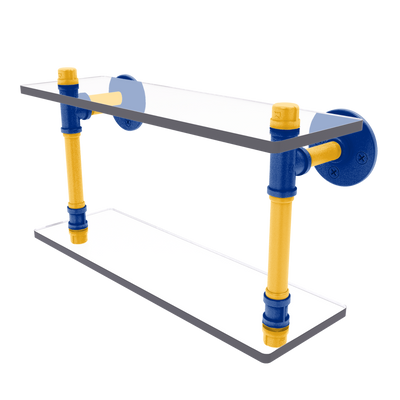 Slapshot Collection Double Glass Shelf Buffalo Edition