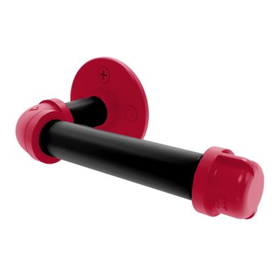 Collection European Style Toilet Tissue Holder Athens Red and Black Edition P-100-ETP