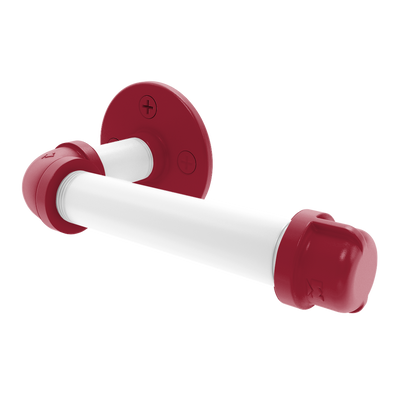Collection European Style Toilet Tissue Holder Fayetteville Red and White Edition P-100-ETP