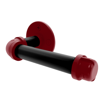 Collegiate Collection European Style Toilet Tissue Holder Columbia Garnet and Black Edition