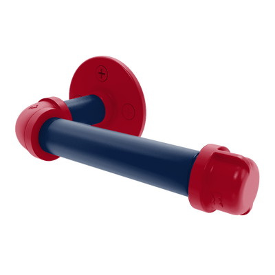 Collection European Style Toilet Tissue Holder Tucson Red and Blue Edition P-100-ETP