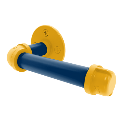 Collection European Style Toilet Tissue Holder Bay Area Blue and Gold Edition P-100-ETP