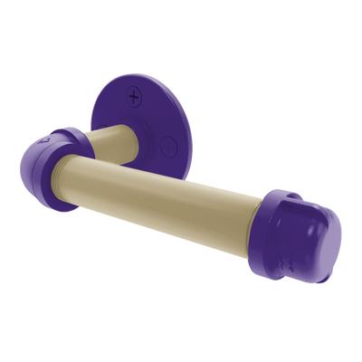 Collection European Style Toilet Tissue Holder Seattle Purple and Gold Edition P-100-ETP