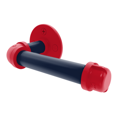 Collection European Style Toilet Tissue Holder Oxford Red and Navy Edition P-100-ETP