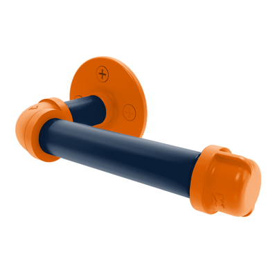Collection European Style Toilet Tissue Holder Upstate New York Orange and Navy Edition P-100-ETP