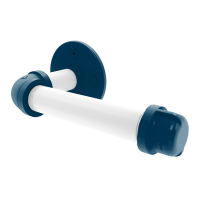 Collegiate Collection European Style Toilet Tissue Holder Hartford Blue and White Edition