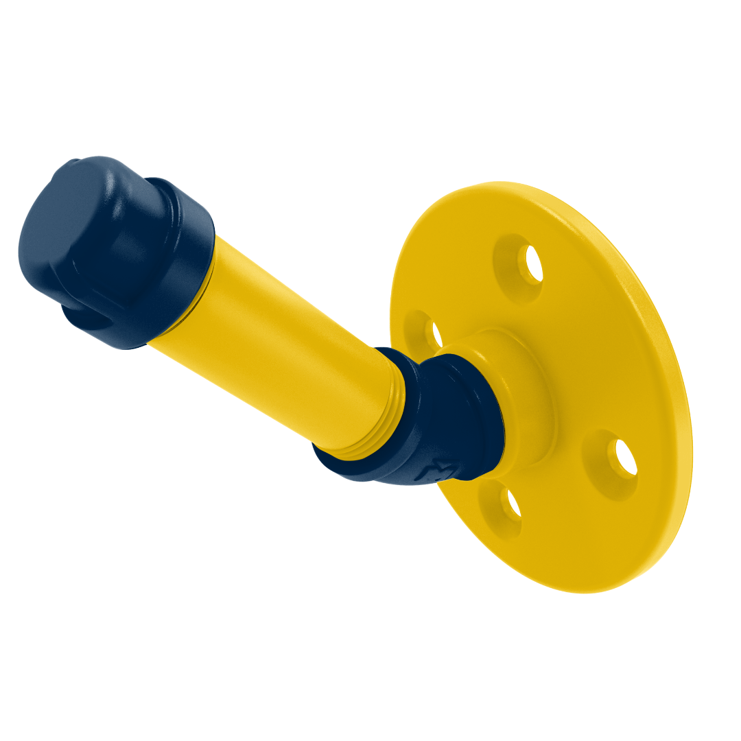 Collegiate Collection Single Robe Hook Great Lakes Maize and Blue Edition