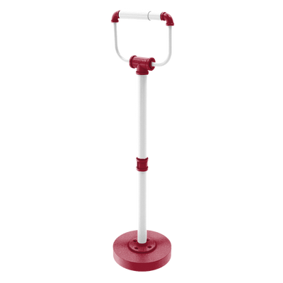 Collegiate Collection Freestanding Toilet Tissue Stand Tidewater Red and White Edition