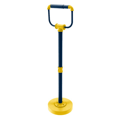 Collegiate Collection Freestanding Toilet Tissue Stand Great Lakes Maize and Blue Edition