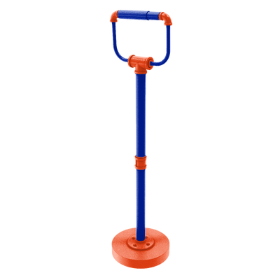 Collegiate Collection Freestanding Toilet Tissue Stand Swamp Blue and Orange Edition