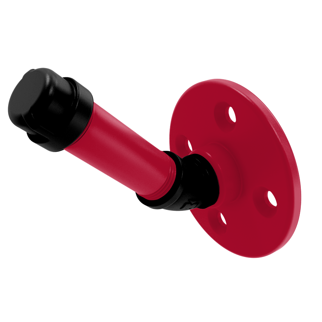 Collegiate Collection Single Robe Hook Athens Red and Black Edition