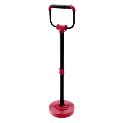 Collegiate Collection Freestanding Toilet Tissue Stand Athens Red and Black Edition