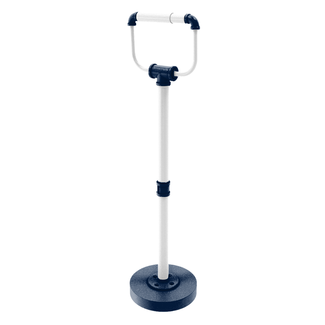 Collegiate Collection Freestanding Toilet Tissue Stand Keystone State Blue and White Edition