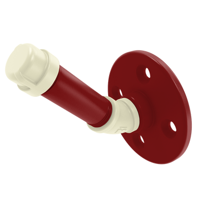 Collegiate Collection Single Robe Hook Norman Crimson and Cream Edition